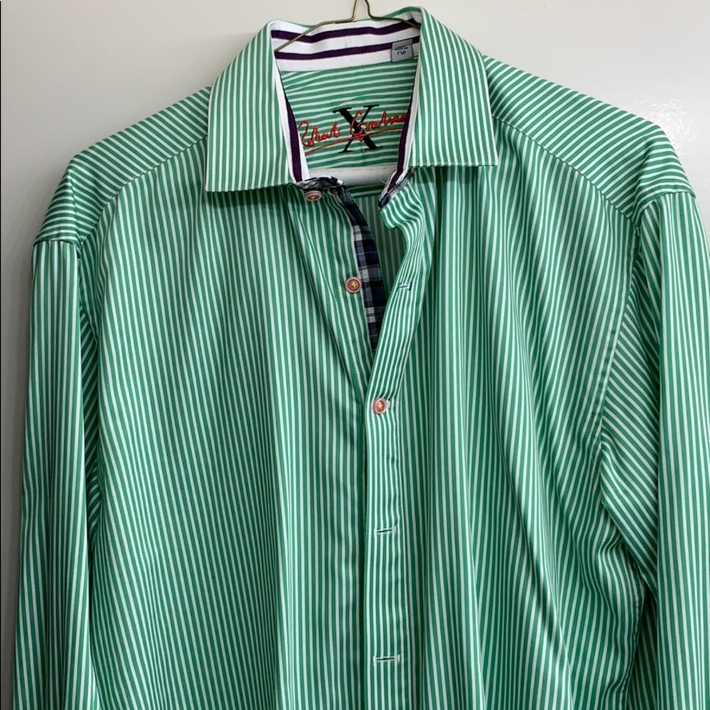 Robert Graham men’s long sleeve button up shirt